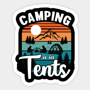 Camping Life Sticker